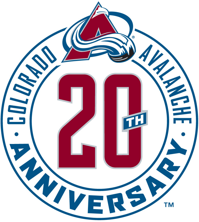 Colorado Avalanche 2015 16 Anniversary Logo iron on paper